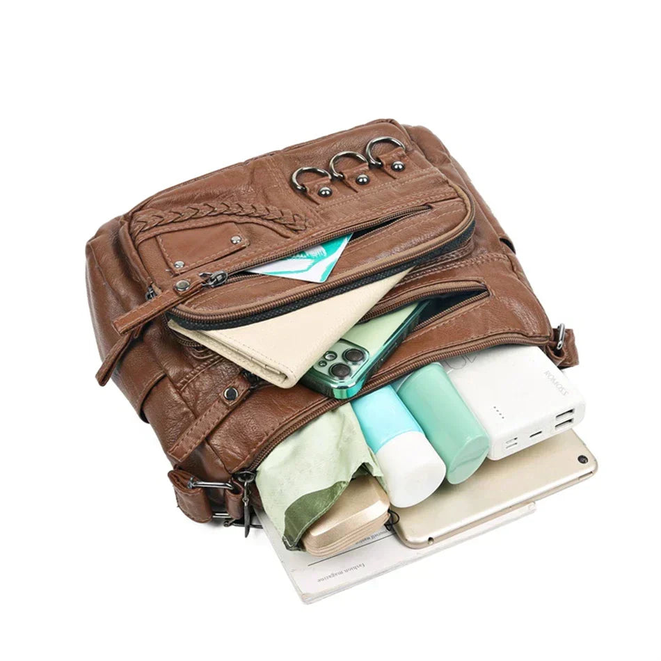 Anna-Berg | Multi-Layer Crossbody Bag