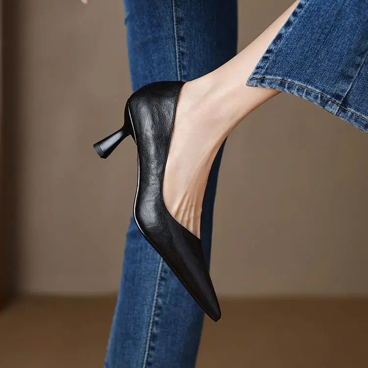 Anna-Berg | Genuine Leather Heels