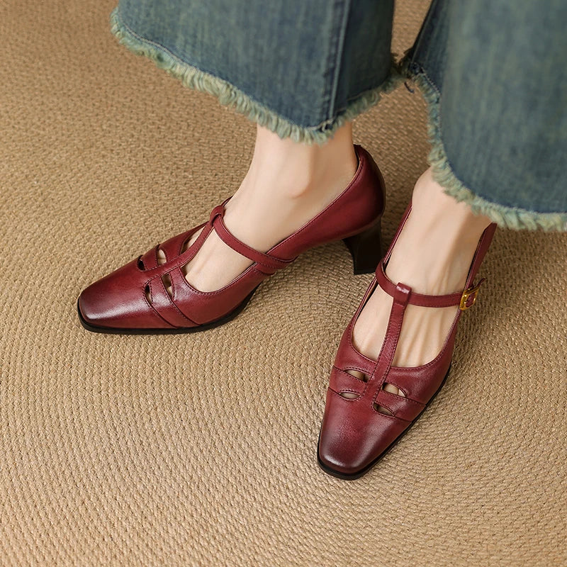 Anna-Berg | Genuine Leather Heels
