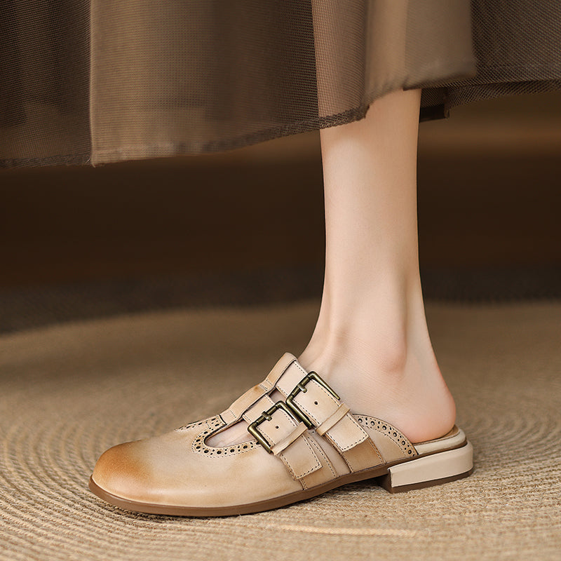 Anna-Berg | Leather Mules