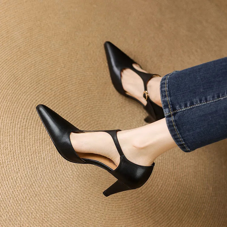 Anna-Berg | Genuine Leather Heels
