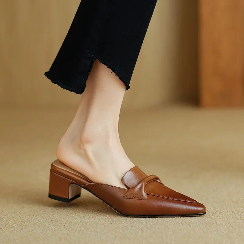 Anna-Berg | Genuine Leather Mules