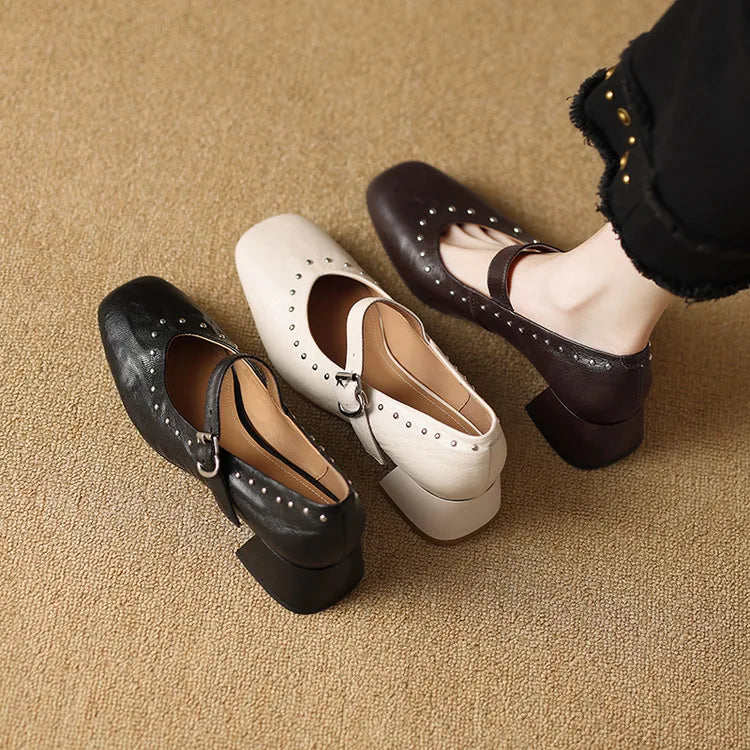 Anna-Berg | Genuine Leather Heels