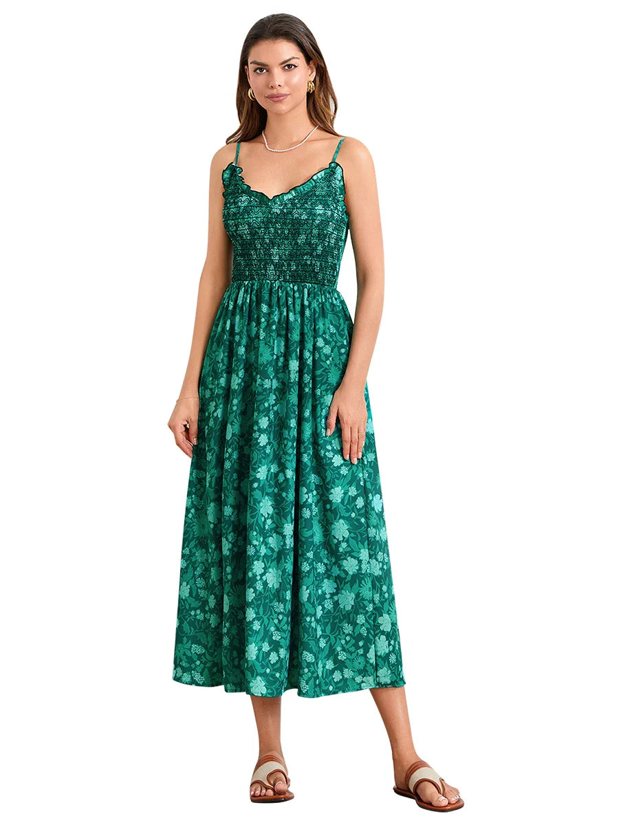 Anna-Berg | Multicolor Floral Maxi Dress