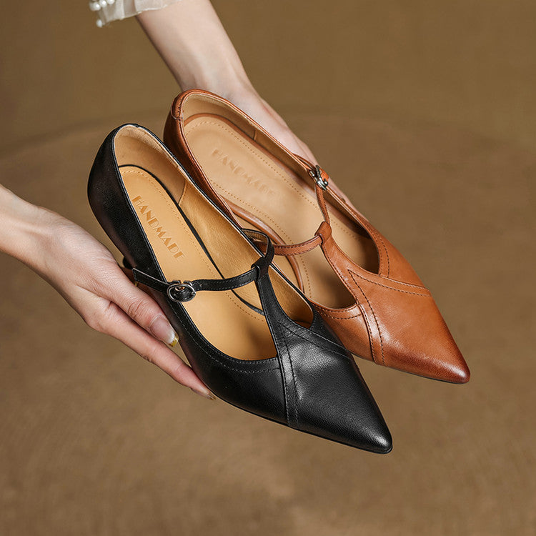Anna-Berg | Genuine Leather Heels