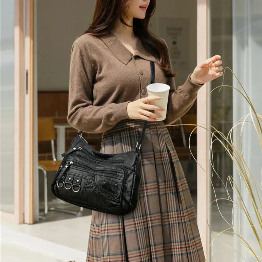 Anna-Berg | Multi-Layer Crossbody Bag