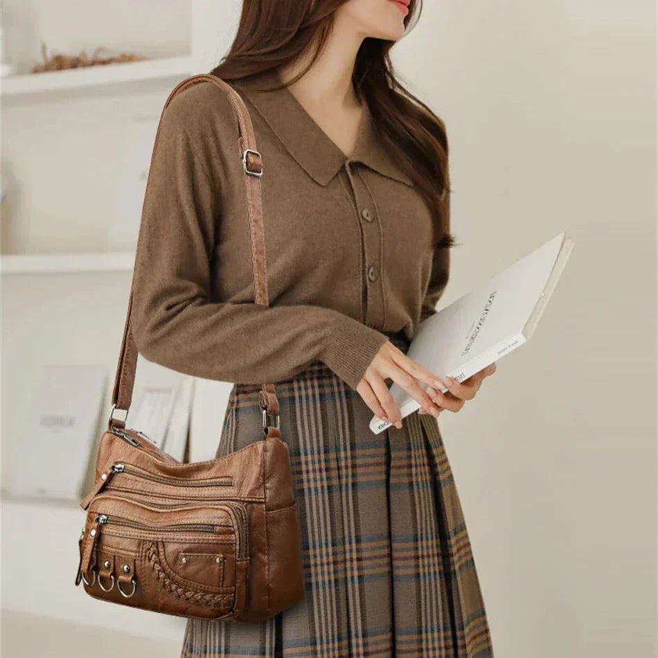 Anna-Berg | Multi-Layer Crossbody Bag