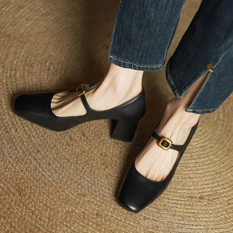 Anna-Berg | Genuine Leather Heels