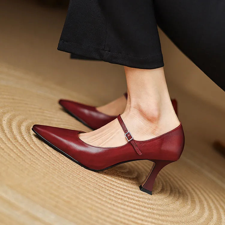 Anna-Berg | Genuine Leather Heels
