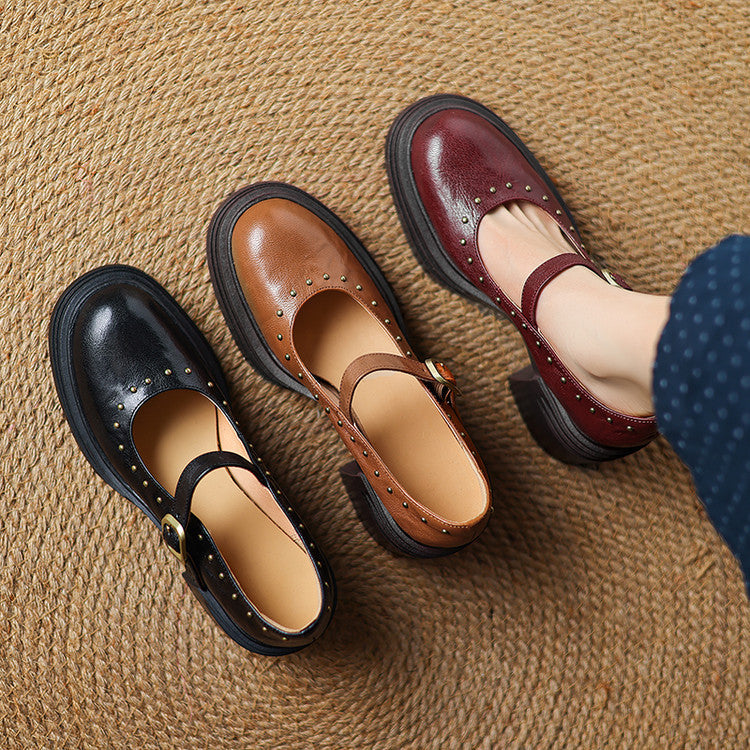 Anna-Berg | Genuine Leather Heels