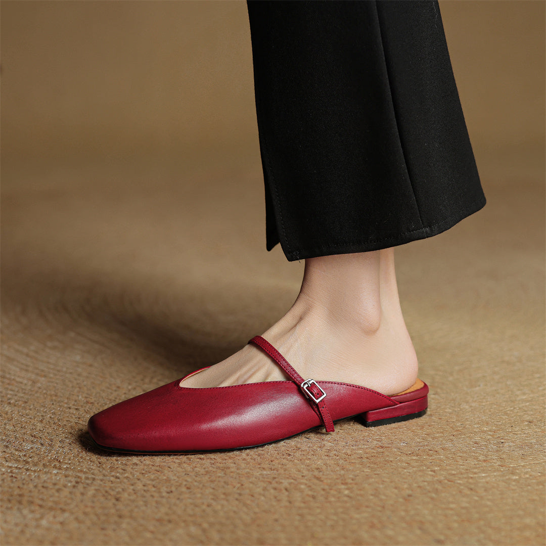 Anna-Berg | Genuine Leather Mules