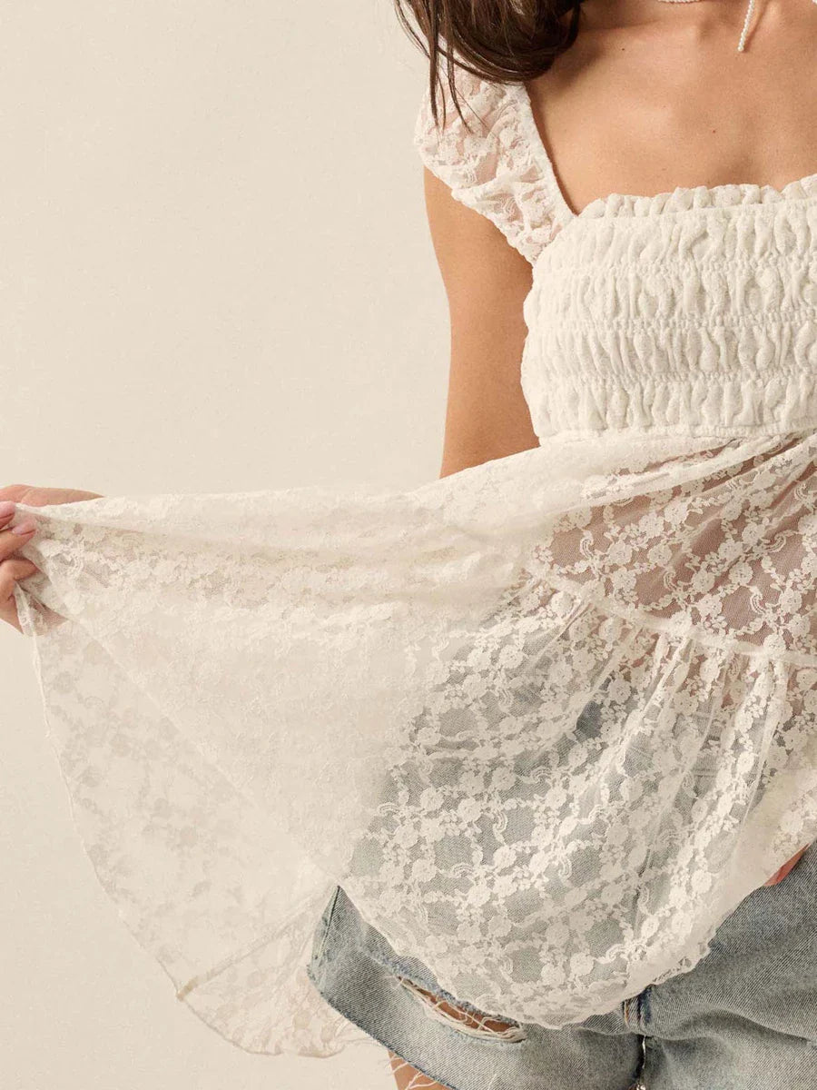 Anna-Berg | Cutout Cropped Top