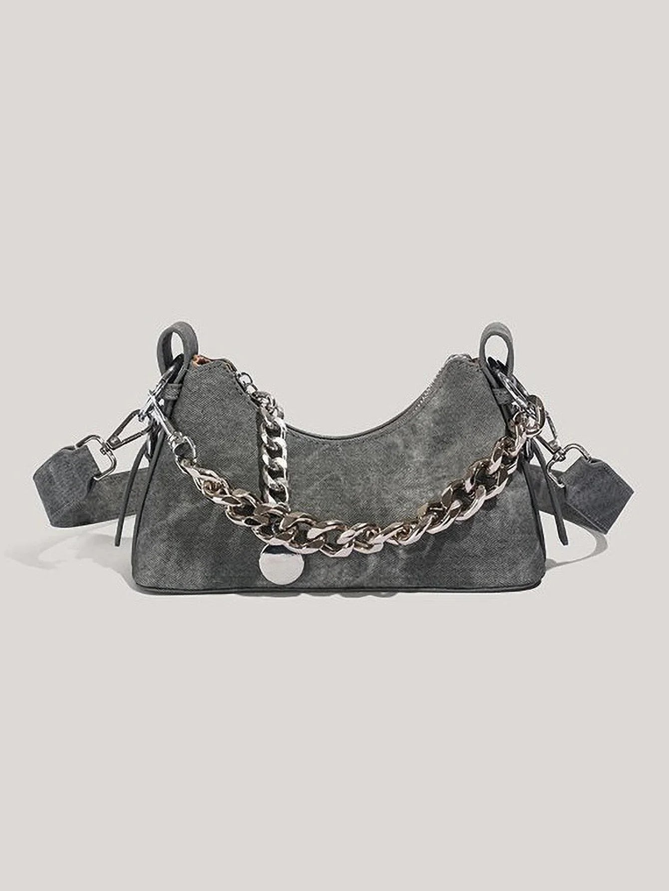 Anna-Berg | Denim Chain Bag