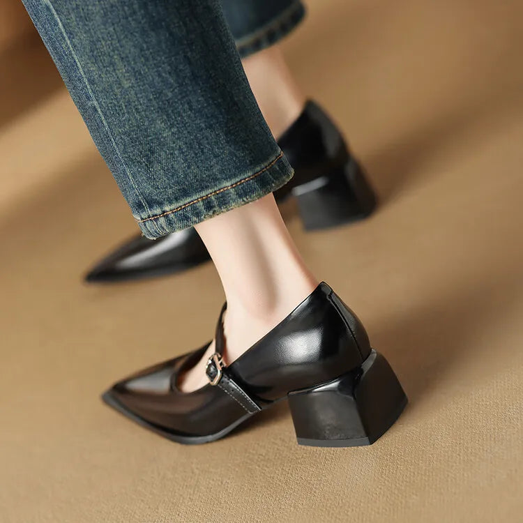 Anna-Berg | Genuine Leather Heels