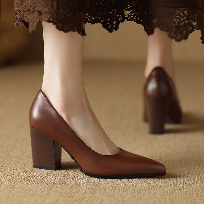 Anna-Berg | Genuine Leather Heels