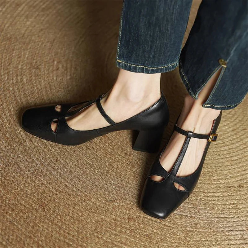 Anna-Berg | Genuine Leather Heels