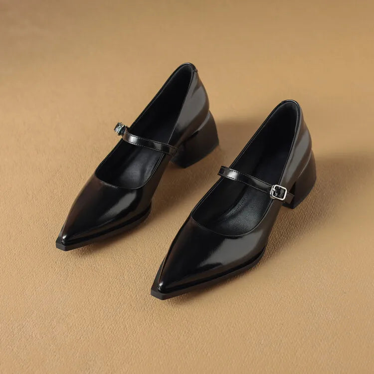 Anna-Berg | Genuine Leather Heels