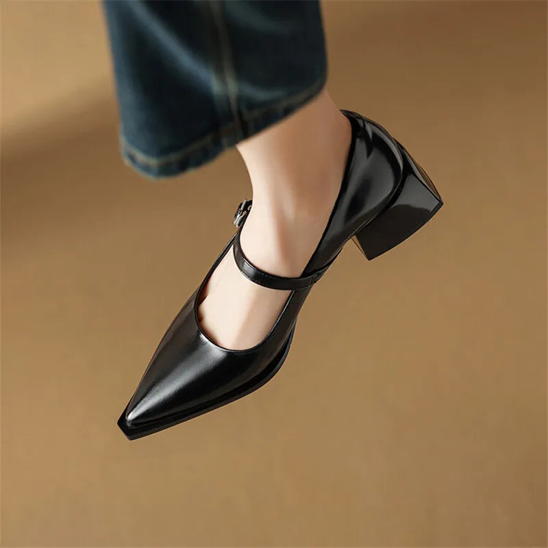 Anna-Berg | Genuine Leather Heels