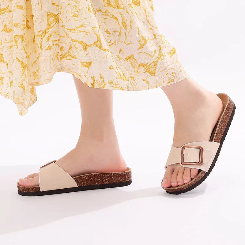 Anna-Berg | Romantic Flat Adjustable Buckle Sandals