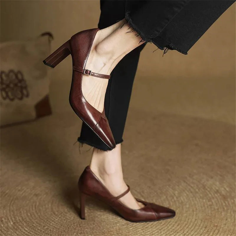 Anna-Berg | Genuine Leather Heels