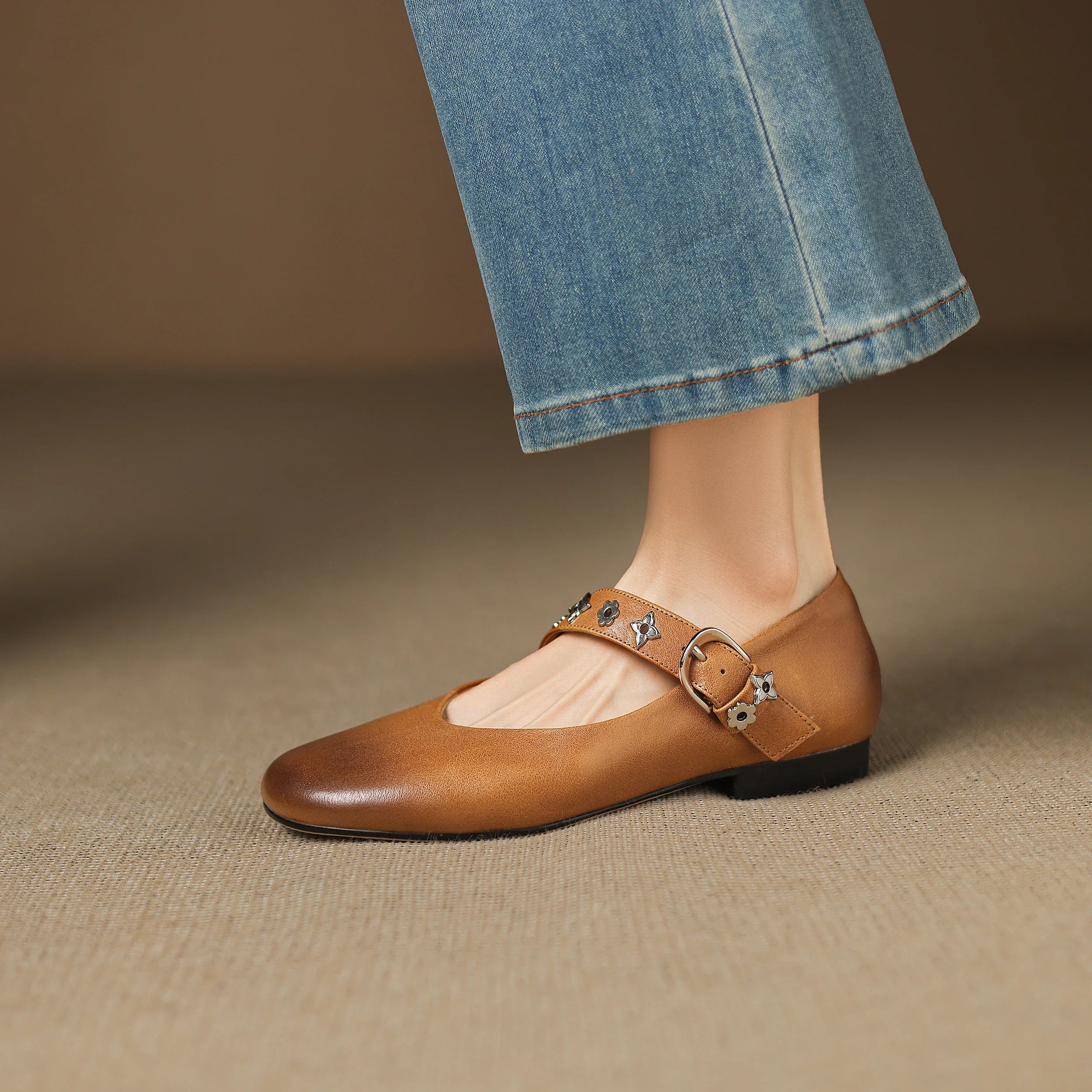 Anna-Berg | Genuine Leather Flats