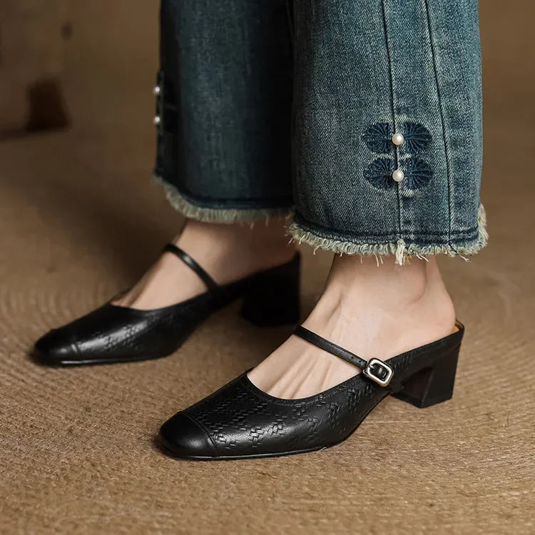 Anna-Berg | Genuine Leather Mules