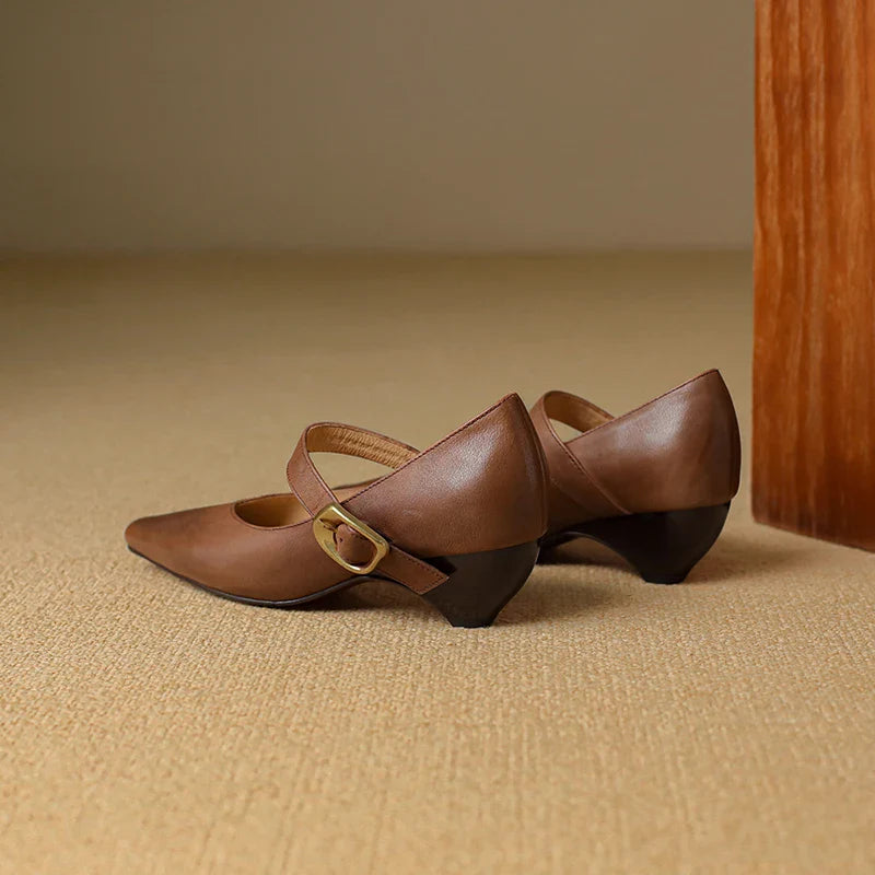 Anna-Berg | Genuine Leather Heels