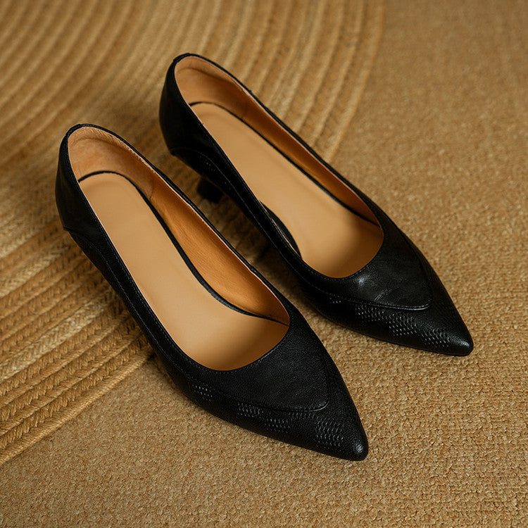 Anna-Berg | Genuine Leather Heels