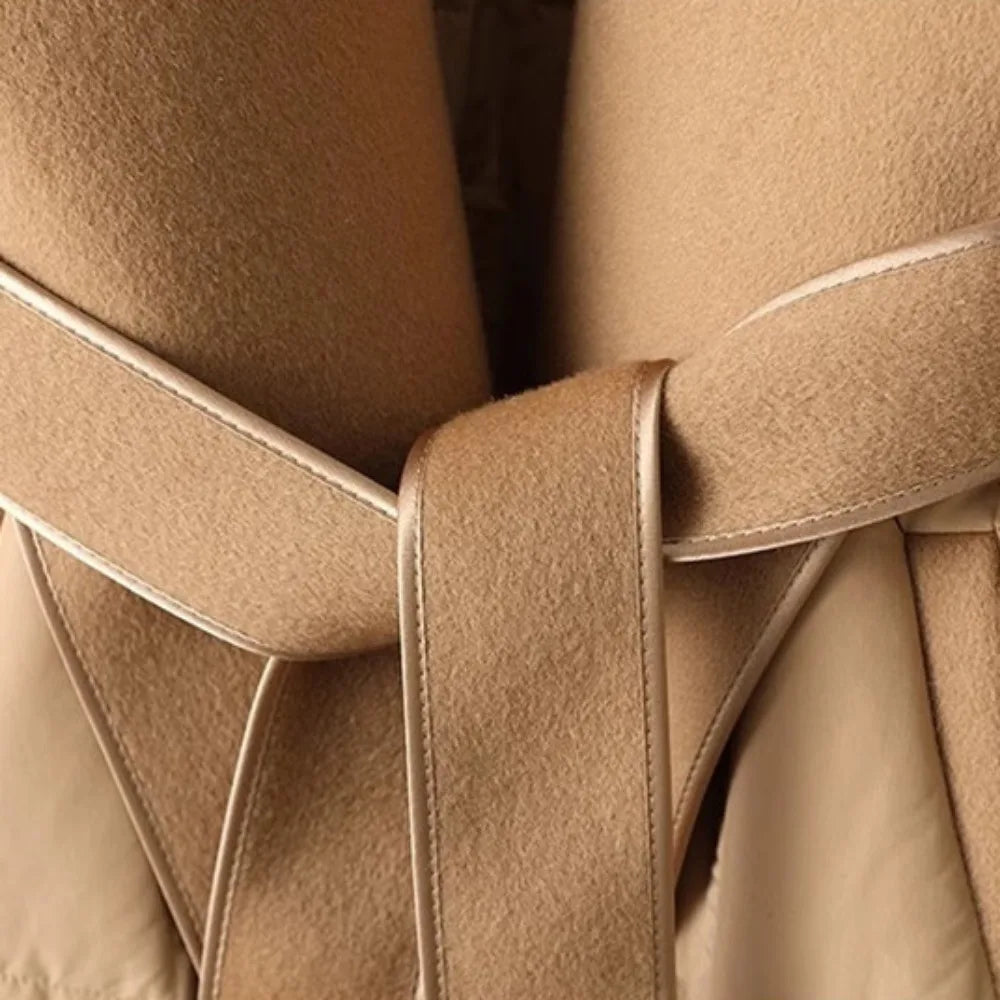 Anna-Berg | Down Coat, Wool Collar