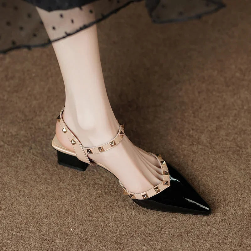 Anna-Berg | Classic Pointed Toe Leather Heels