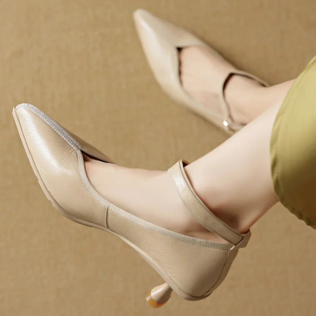 Anna-Berg | Genuine Leather Heels