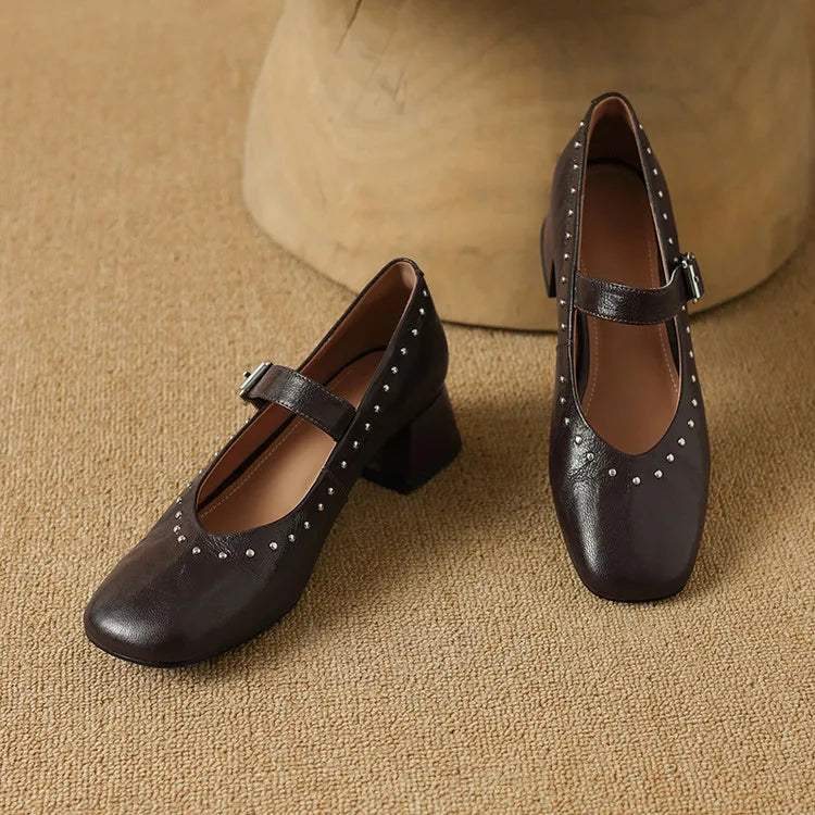 Anna-Berg | Genuine Leather Heels