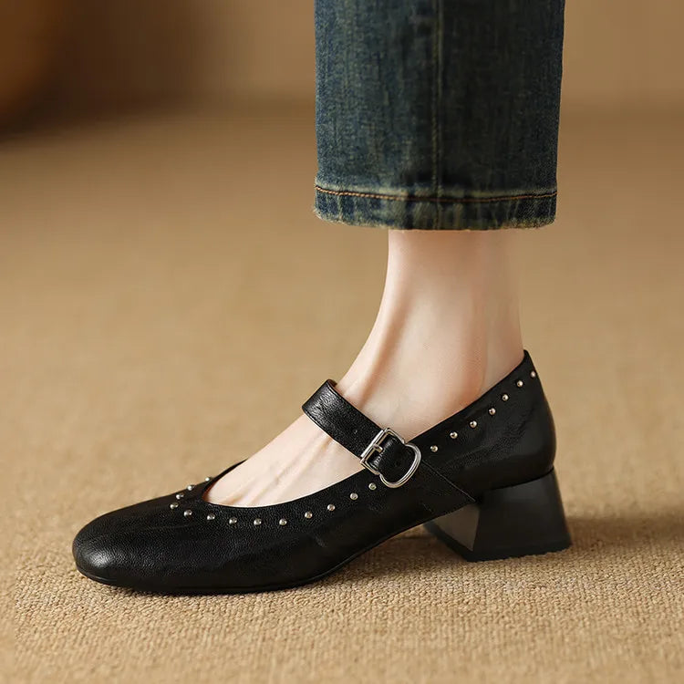 Anna-Berg | Genuine Leather Heels