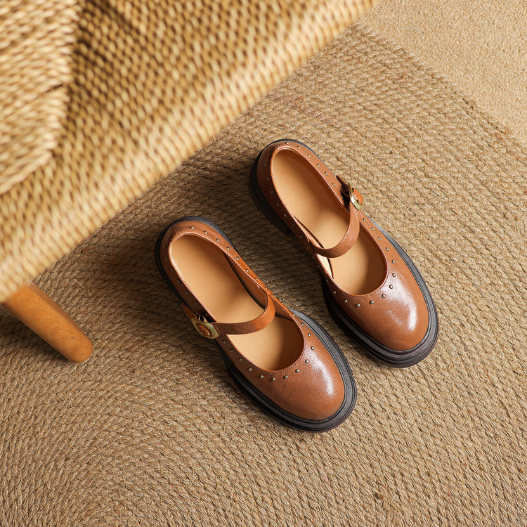 Anna-Berg | Genuine Leather Heels