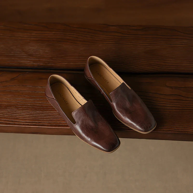 Anna-Berg | Black Leather Loafers