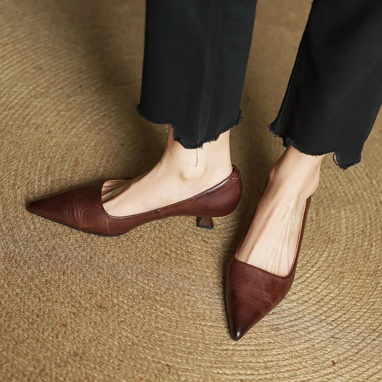Anna-Berg | Genuine Leather Heels