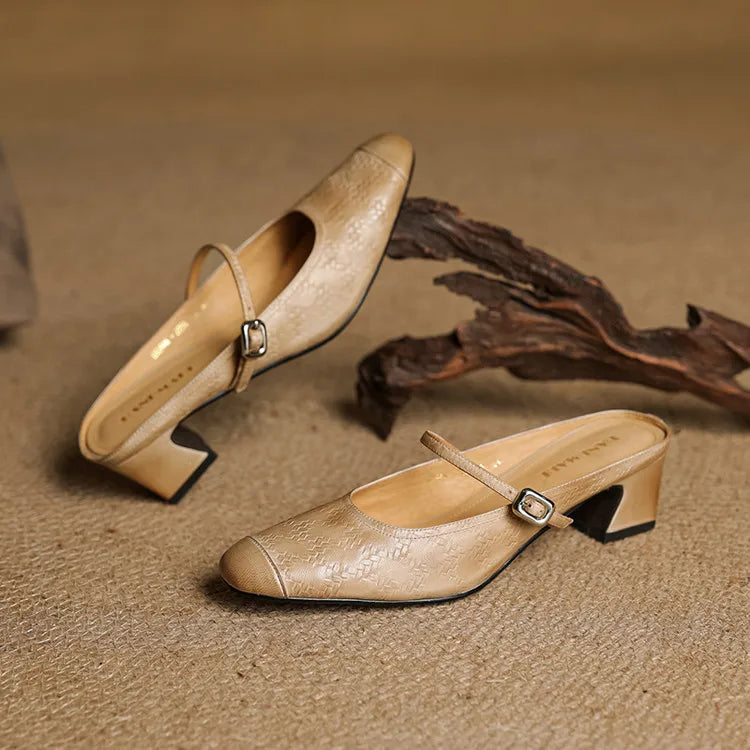 Anna-Berg | Genuine Leather Mules