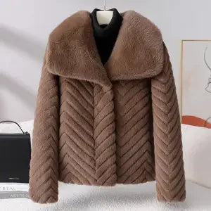 Anna-Berg | Faux Mink Jacket