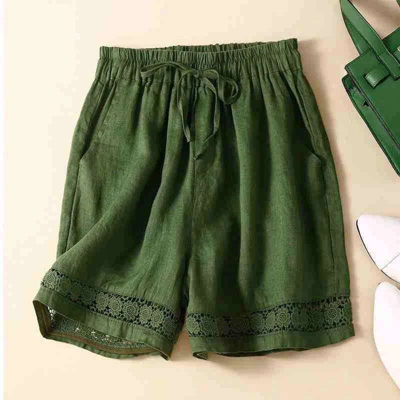 Anna-Berg | Embroidered Linen Shorts