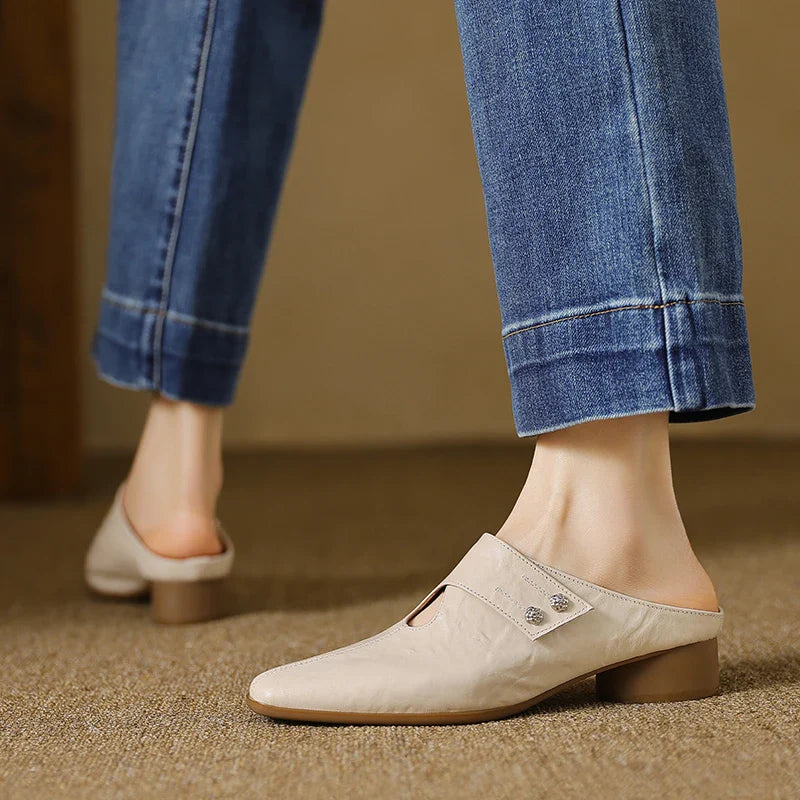 Anna-Berg | Genuine Leather Mules