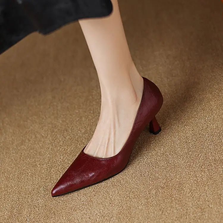 Anna-Berg | Genuine Leather Heels