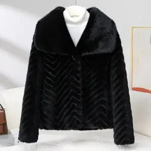 Anna-Berg | Faux Mink Jacket