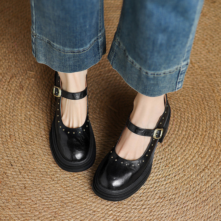 Anna-Berg | Genuine Leather Heels
