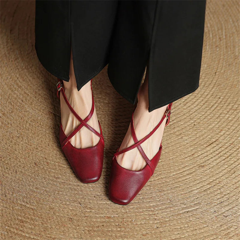 Anna-Berg | Genuine Leather Heels