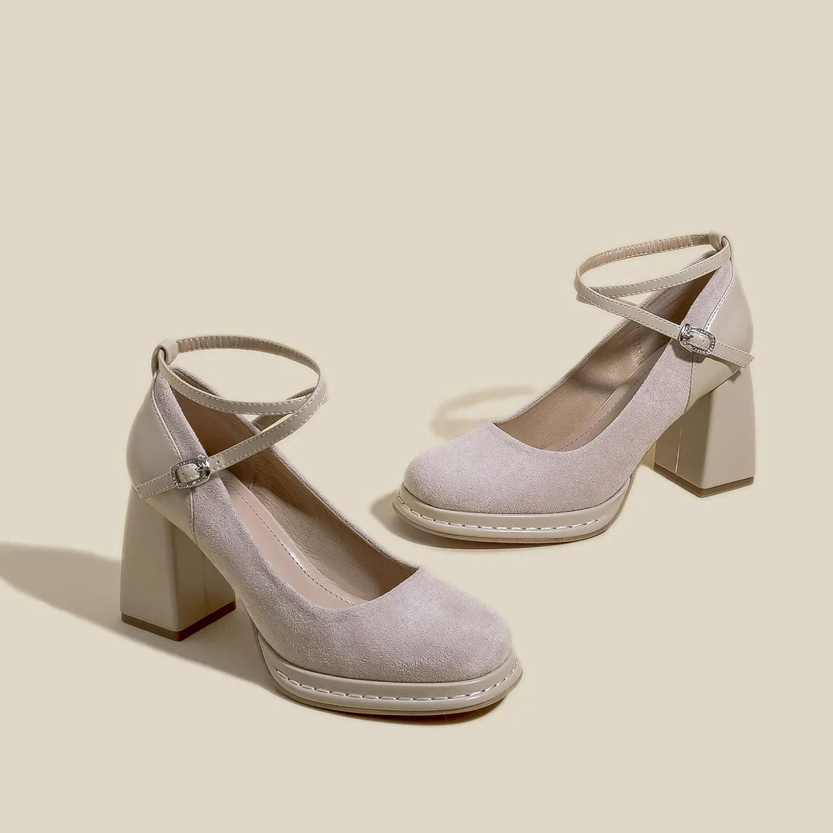 Anna-Berg | Elegant Pointed Toe Heels in Leather