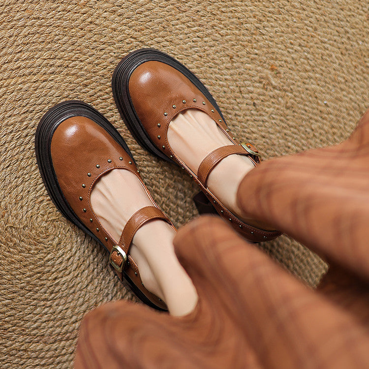Anna-Berg | Genuine Leather Heels