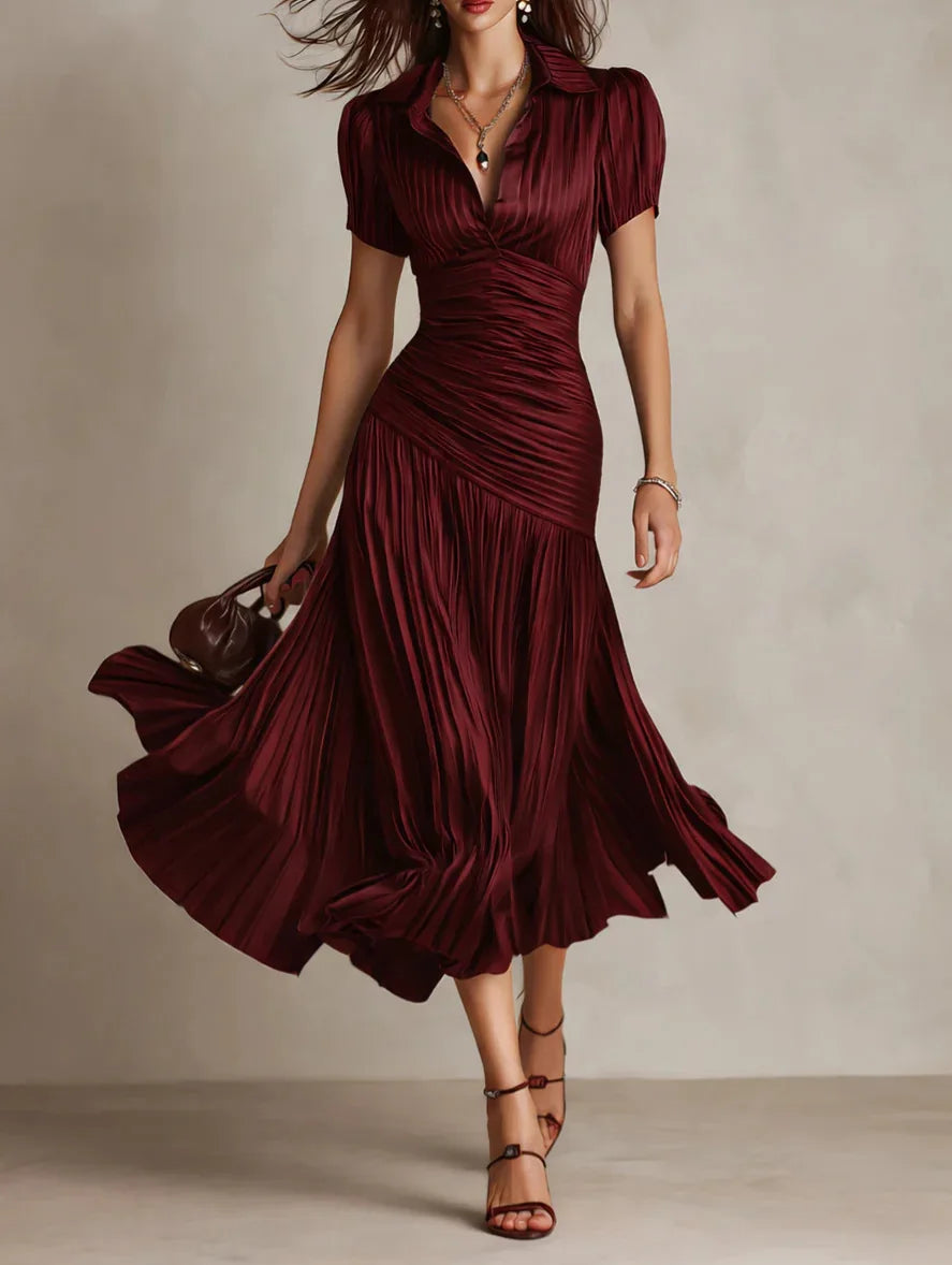 Anna-Berg | Zaffira Pleated Dress