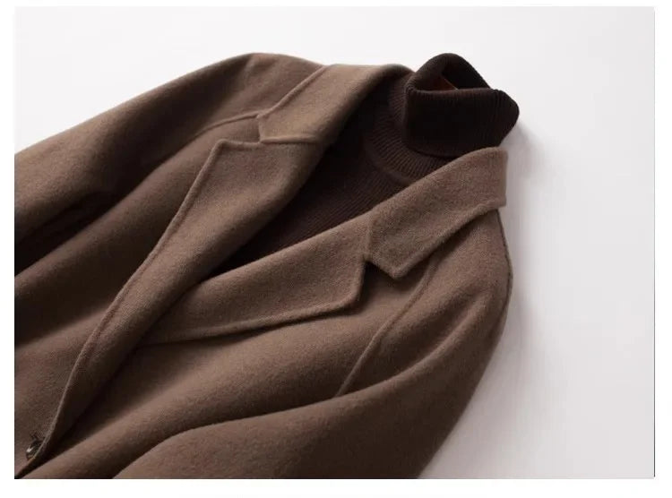 Anna-Berg | Wool Herringbone Coat
