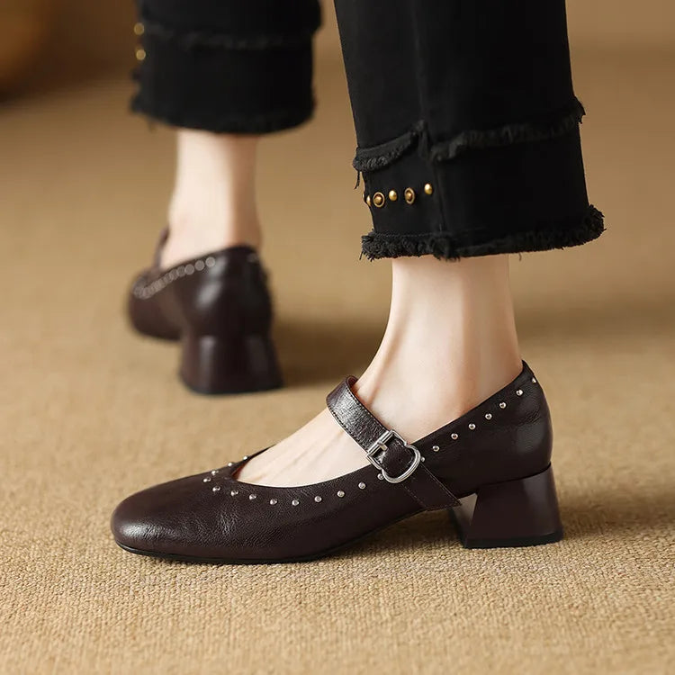 Anna-Berg | Genuine Leather Heels