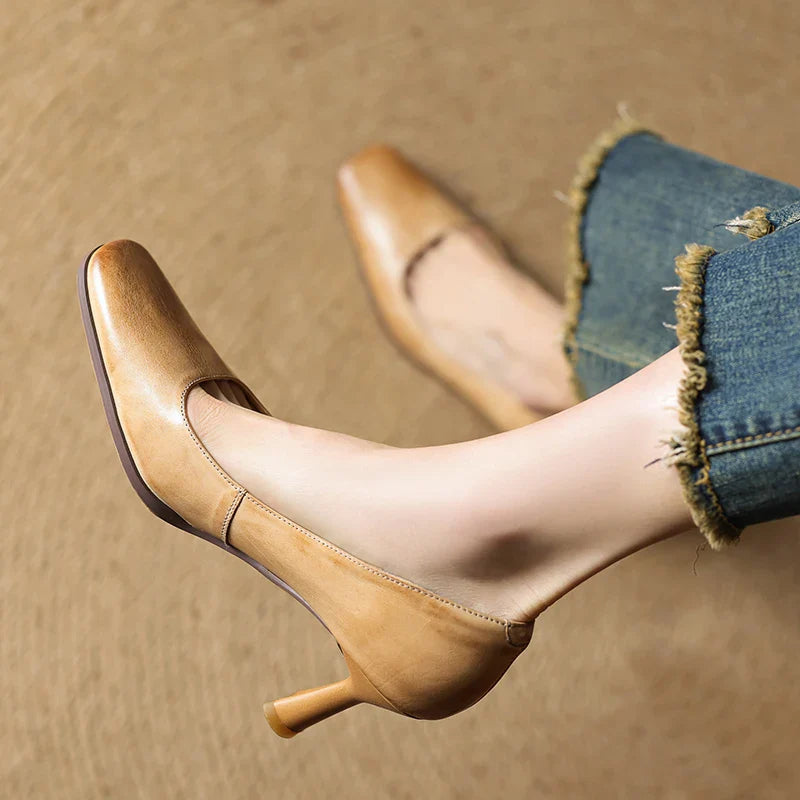 Anna-Berg | Genuine Leather Heels